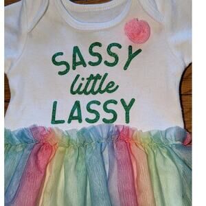 Sassy Little Lassy St. Patrick's Day bodysuit baby newborn girls